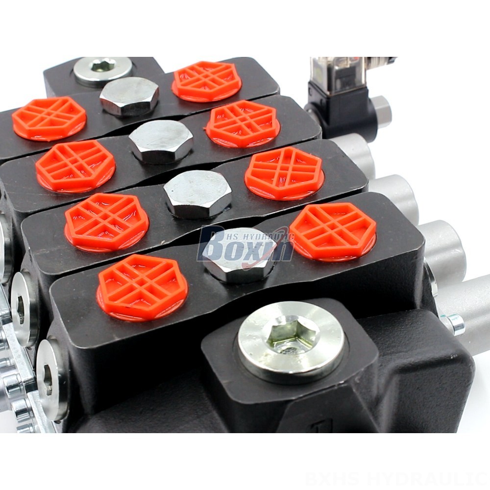 SD8-Electric unloading valve Manual 4 Spool Sectional Directional Valve | Hydraulic Products Manufacturer detail image